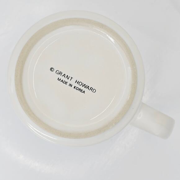 Vintage 1980's Grant Howard Christmas Mug Mouse Santa Sleigh Gifts Bell Snow - Picture 5 of 8